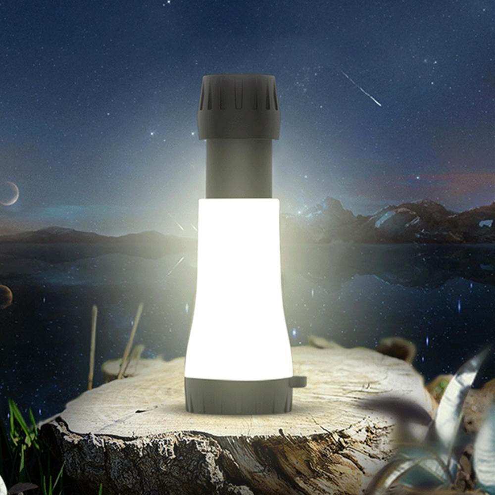 LED Campsite Lantern Retractable Tent Light Waterproof Flashlight with 3 Light Modes for Outdoor Camping Hiking Fishing