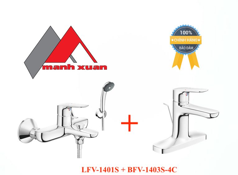 Combo trọn bộ INAX BFV-1403S-4C + LFV-1401S
