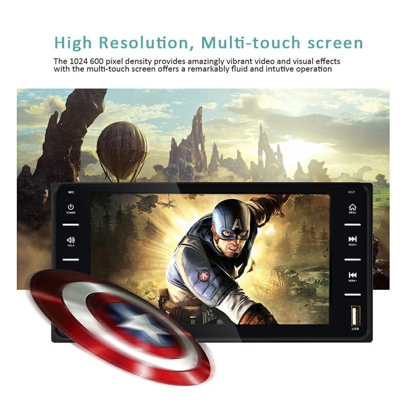 Đầu Màn Hình 7 inch Đa Năng Cho Xe - Kết Nối Đa Năng - Đầu DVD Kèm Giắc Zin Theo Xe Toyota