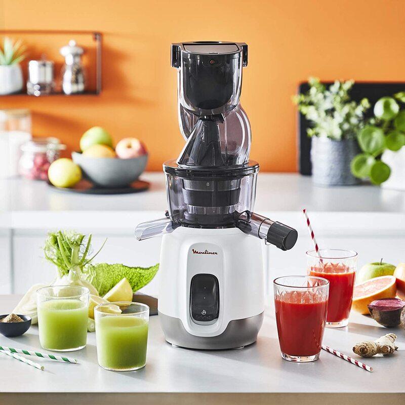 Máy Ép Chậm Moulinex Ultra Juice, Công Suất 200W, Máy Ép Trái Cây Chậm Moulinex ZU600110, Nhập Đức