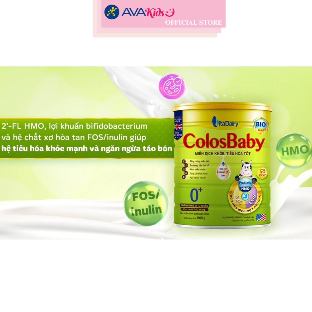 Sữa Bột ColoSữa bộtaby Bio Gold 0+ 800g - Lon - Hàng chính hãng