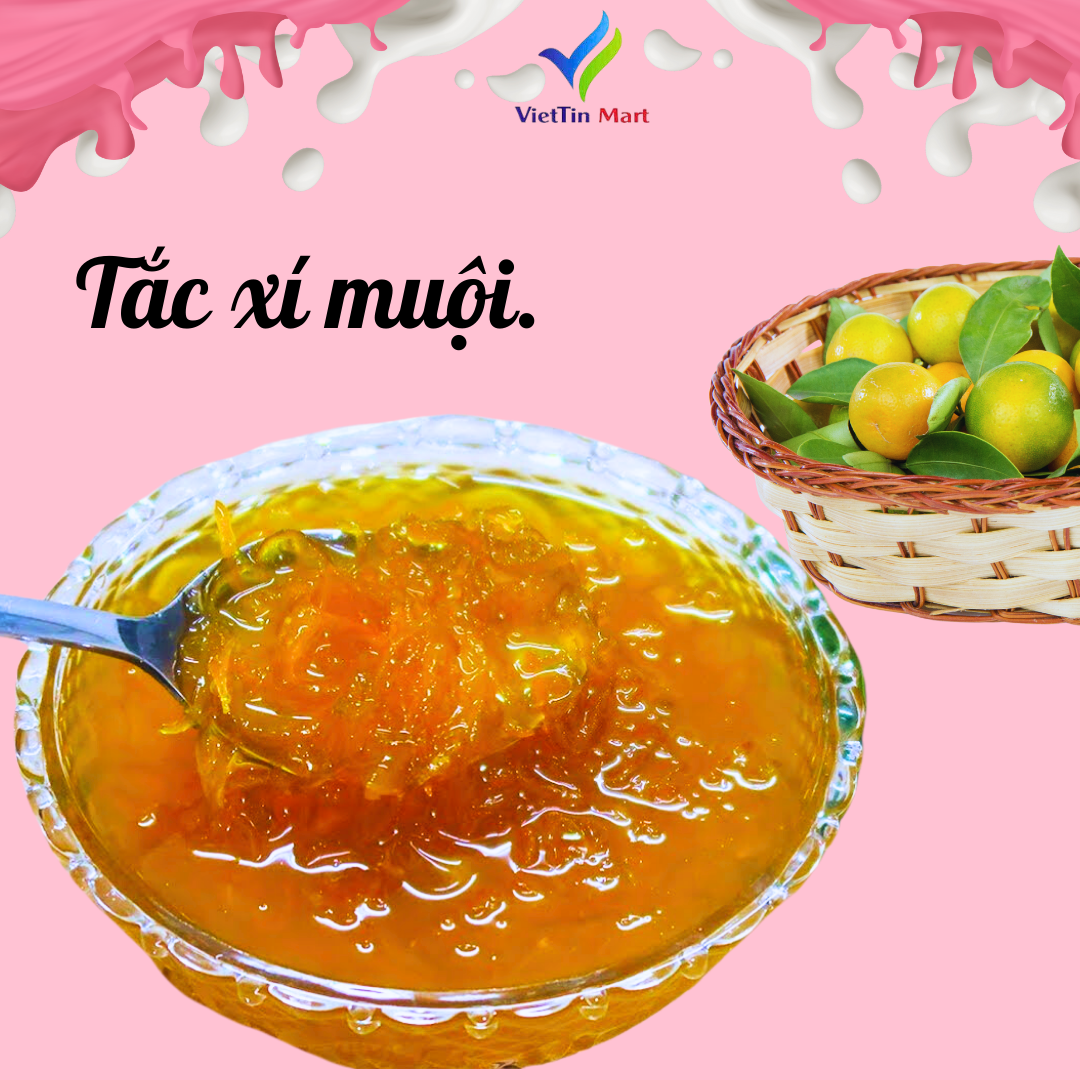 Set Trà Tắc Thảo Mộc Xí Muội Thành Phẩm 20 ly VietTin Mart