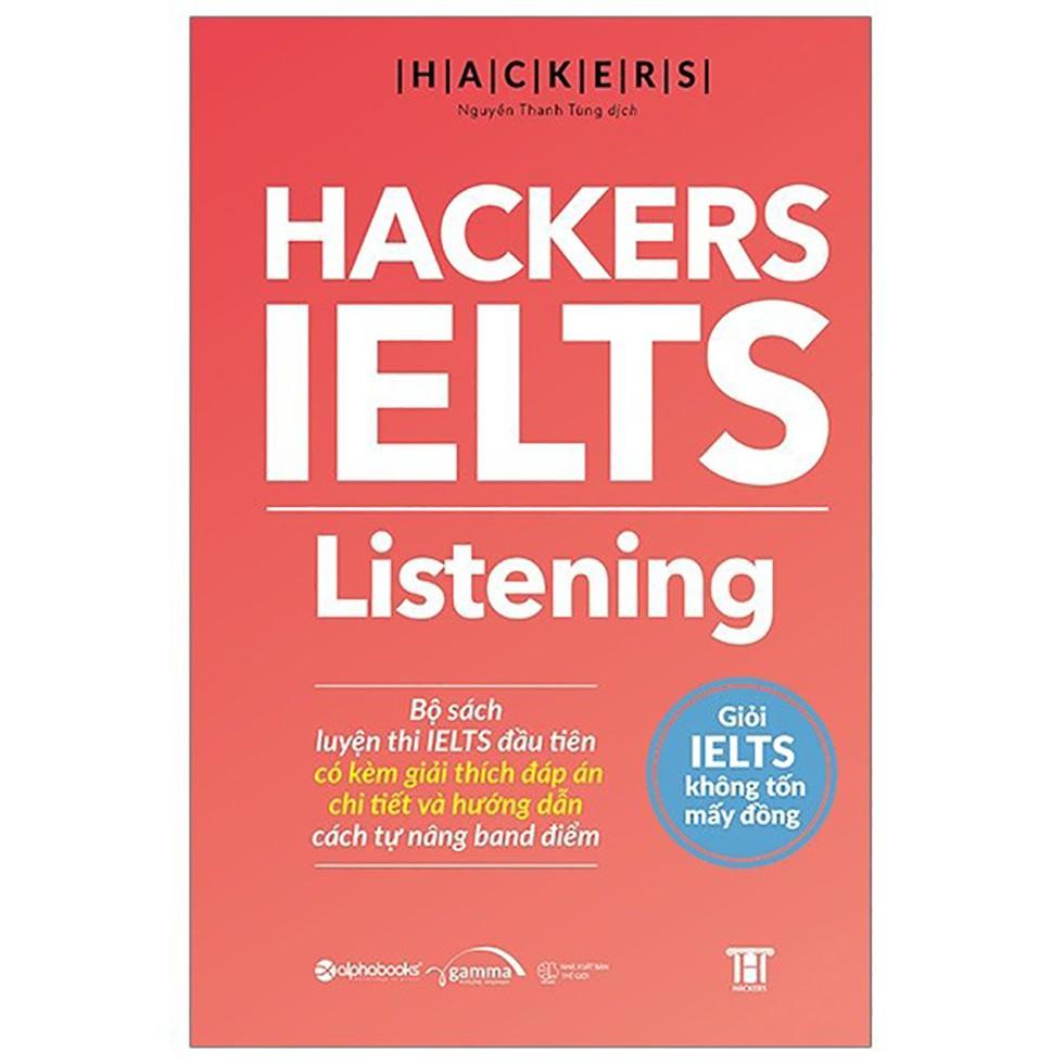 Combo/Lẻ Hackers IELTS: Listening + Reading + Speaking + Writing
