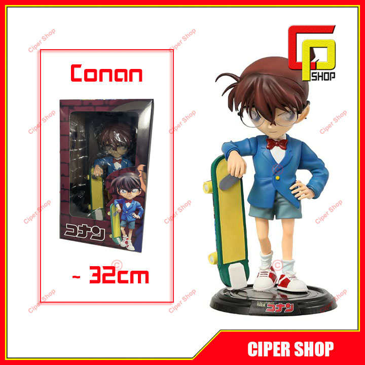 Mô hình nhân vật Konan Ván Trượt - Figure Kudo Shinichi 1/4