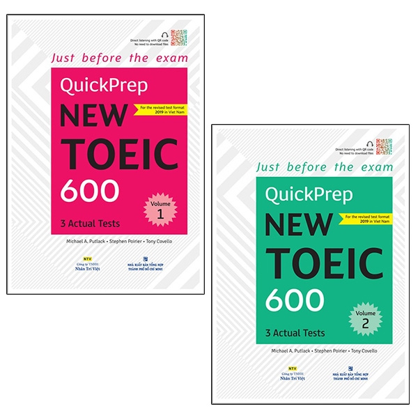 Combo Quickprep New Toeic 600 - Volume 1&amp;2