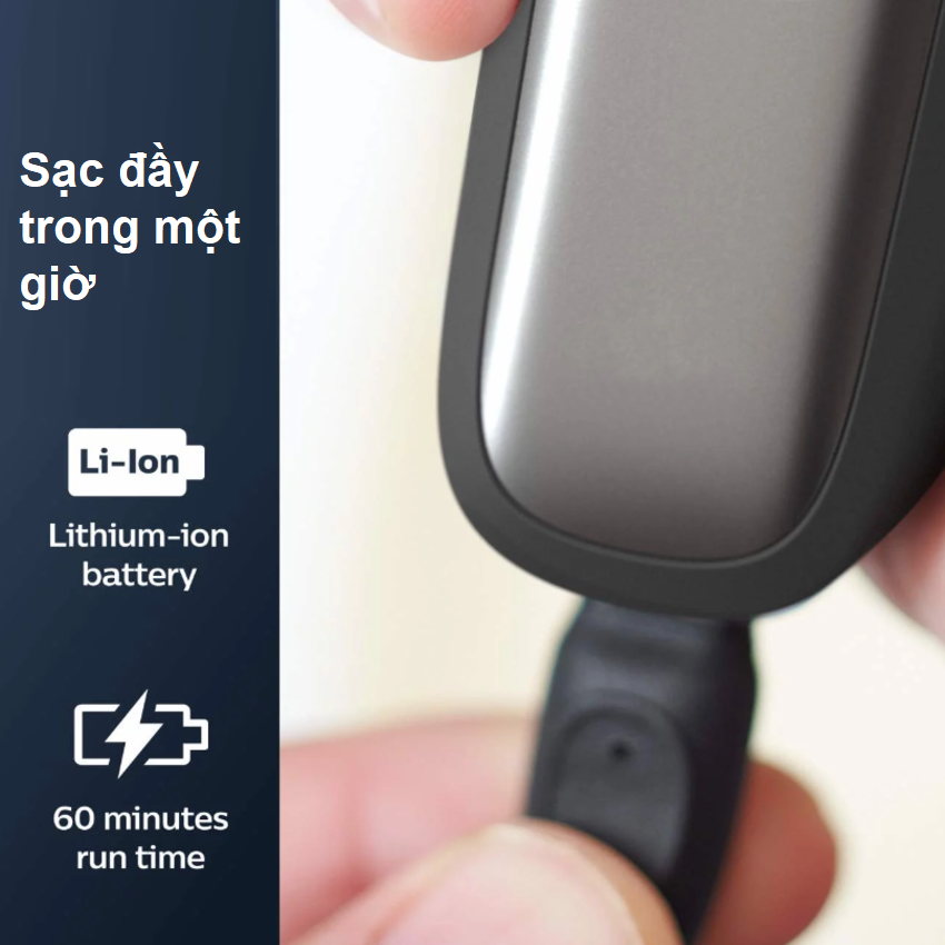 Máy cạo râu khô và ướt Series 7000 cao cấp Thương hiệu Philips Hà Lan Norelco S7788 - Hàng Nhập Khẩu