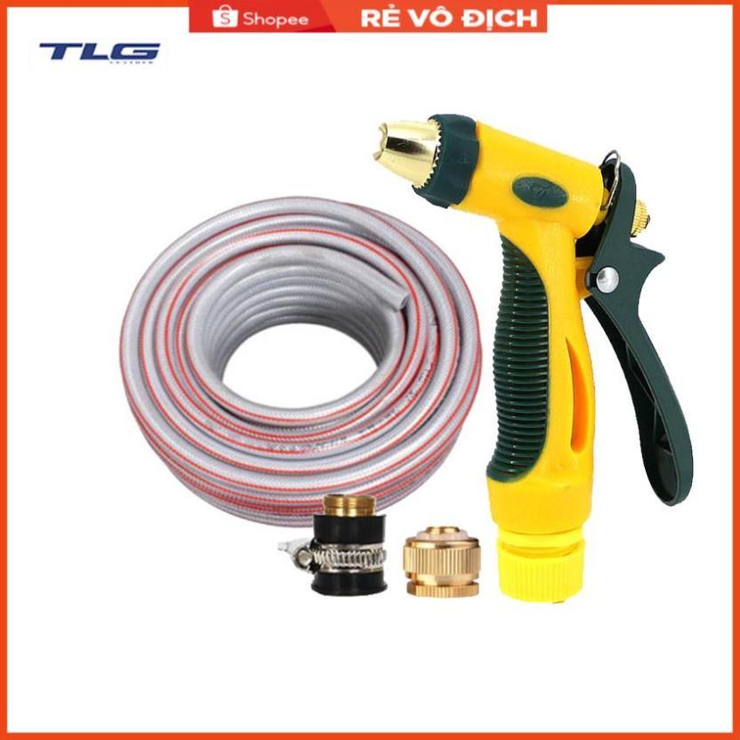 Bộ dây vòi xịt nước rửa xe, tưới cây tăng áp 3 lần,loại 3-5M 206317