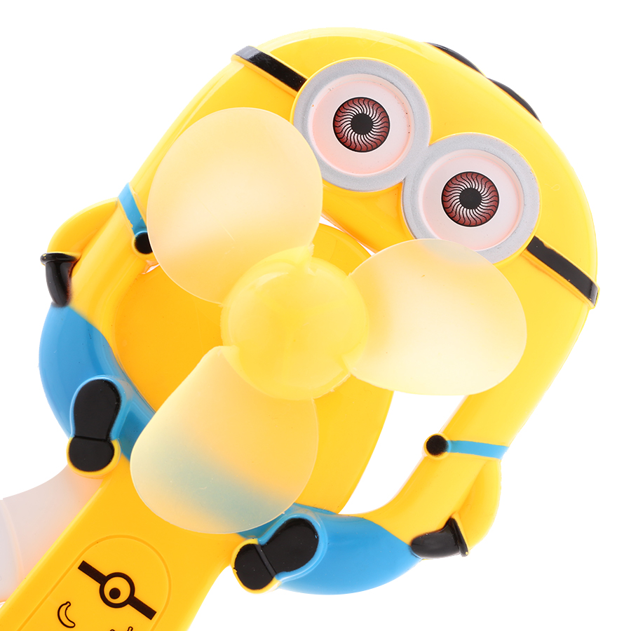 Quạt Cơ Cầm Tay Mini Hình Minion