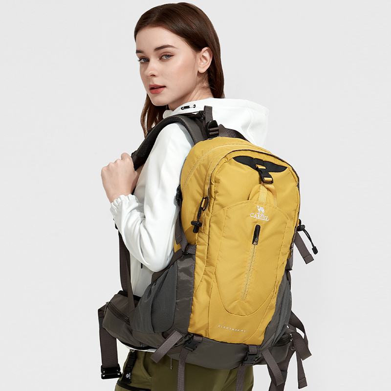 Ba Lô Ngoài Trời Chống Mòn CAMEL CROWN 40L Túi Thể Thao Du Lịch Leo Núi Cắm Trại Đi Bộ Đường Dài
