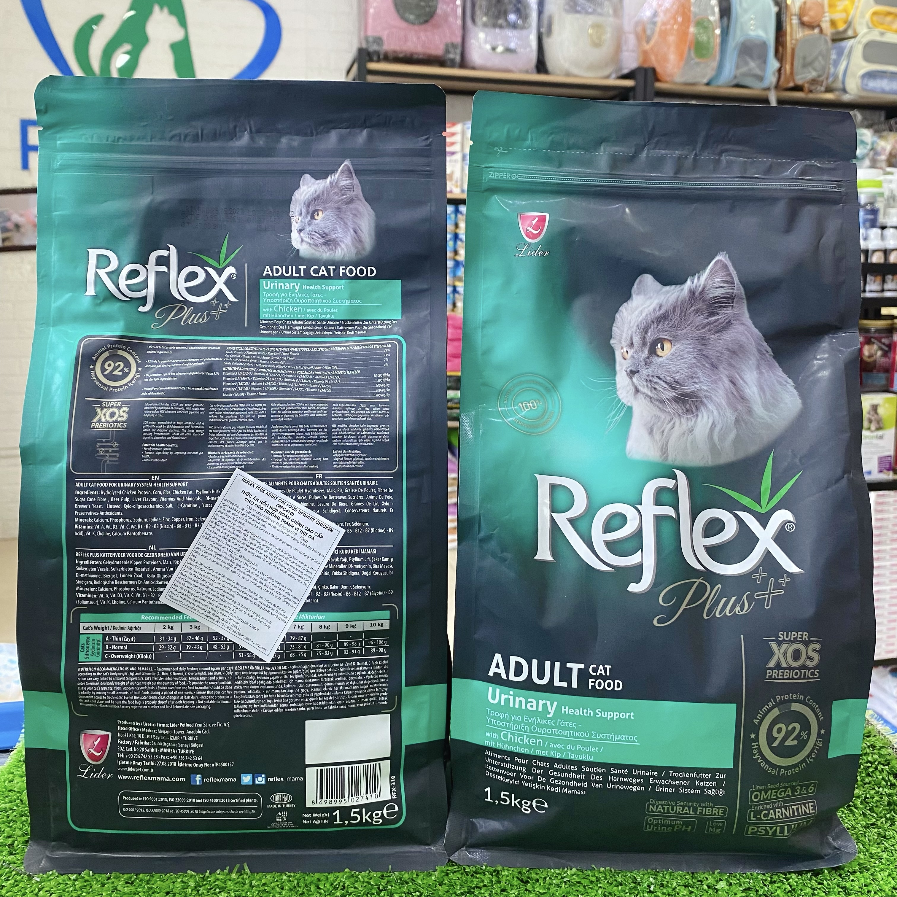 Hạt Reflex Urinary túi 1,5kg - Hỗ trợ trị bệnh thận cho mèo