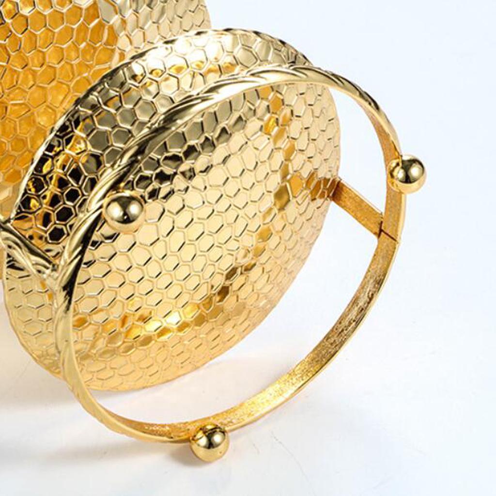 1/2/3 Tier Zinc Alloy Cake Stand Afternoon Tea Wedding Plate Party Tableware, Gold or Silver