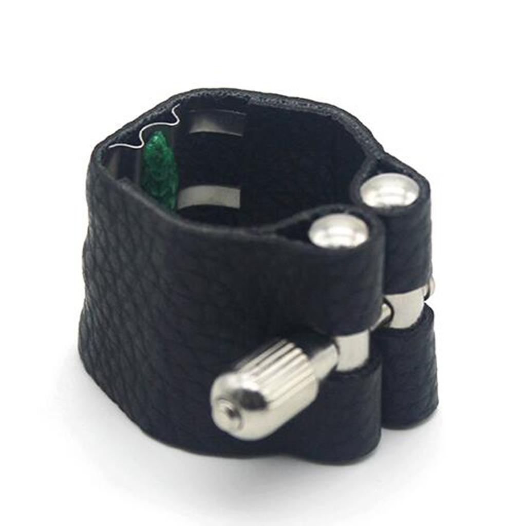 2 Pieces Soprano Tenor Saxophone Mouthpiece Ligature Sax Accs