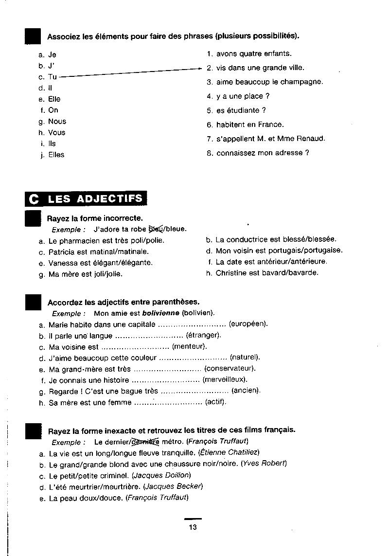 450 Nouveaux Exercices - Grammaire (Niveau Débutant)