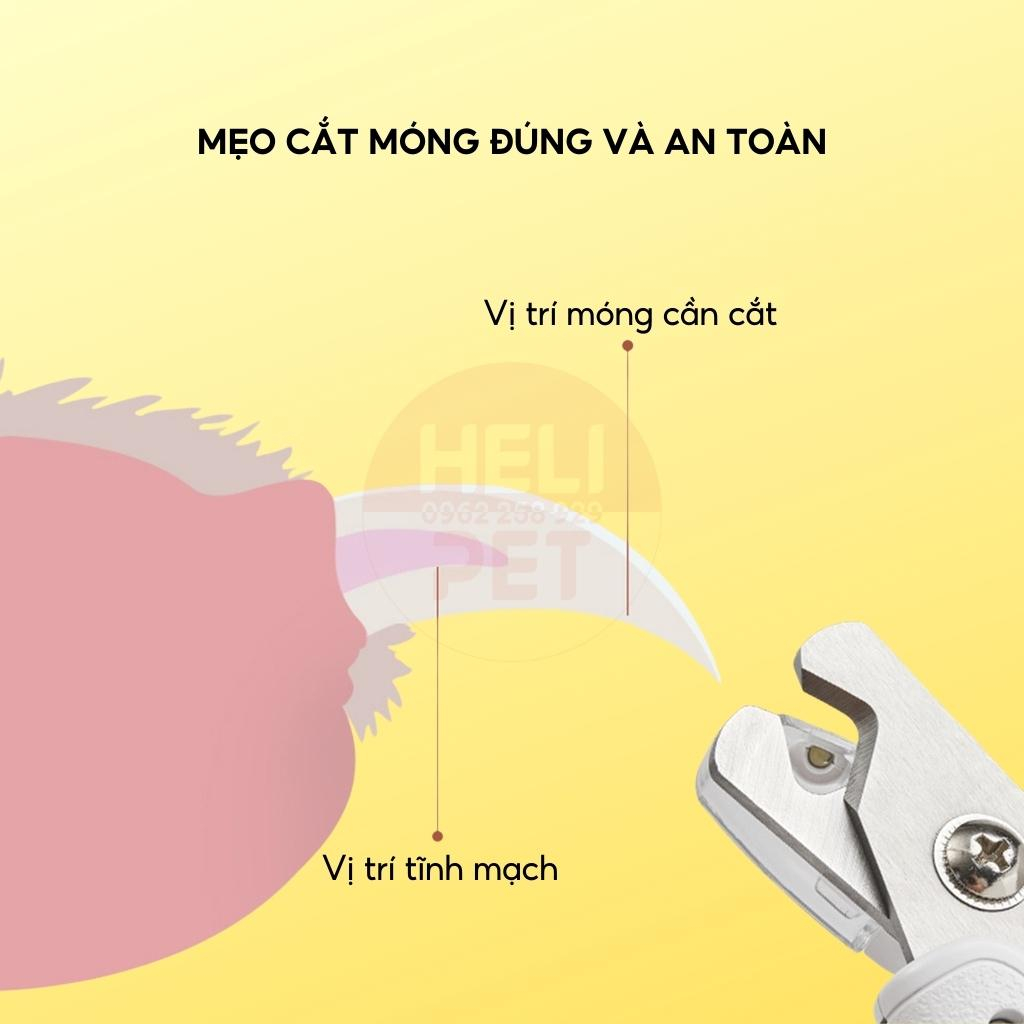Kềm cắt móng thú cưng có đèn LED PETKIT LED Pet Nail Clippers - HeLiPet