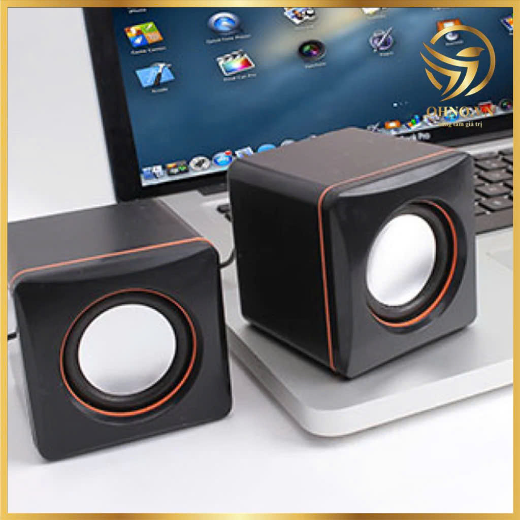 Loa vi tính để bàn cho laptop, pc, điện thoại MÀU ĐEN - Hàng Nhập Khẩu