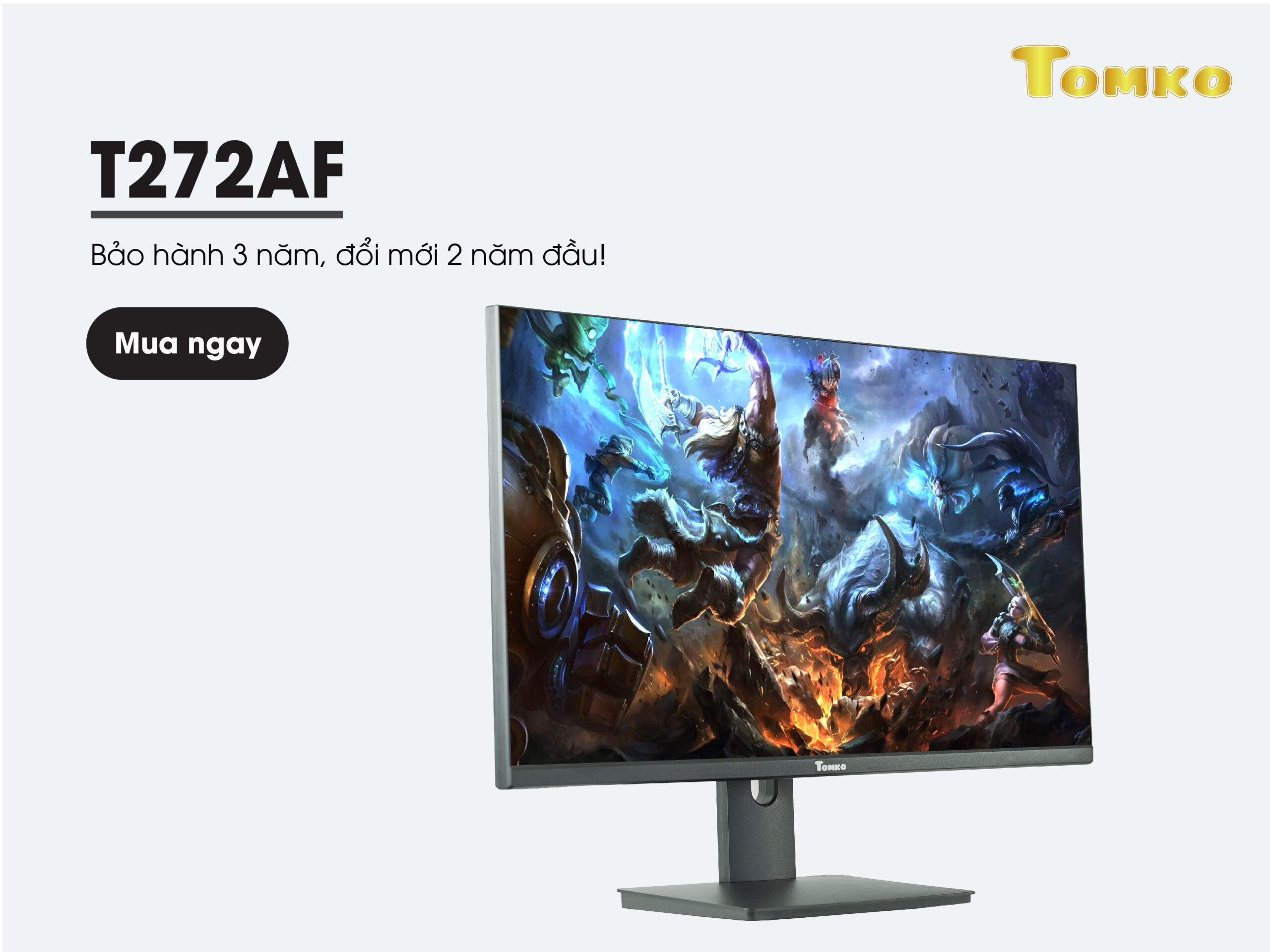 Màn hình máy tính 27 inch FHD T272AF Tần số quét 144HZ Tấm nền IPS - Hàng chính hãng