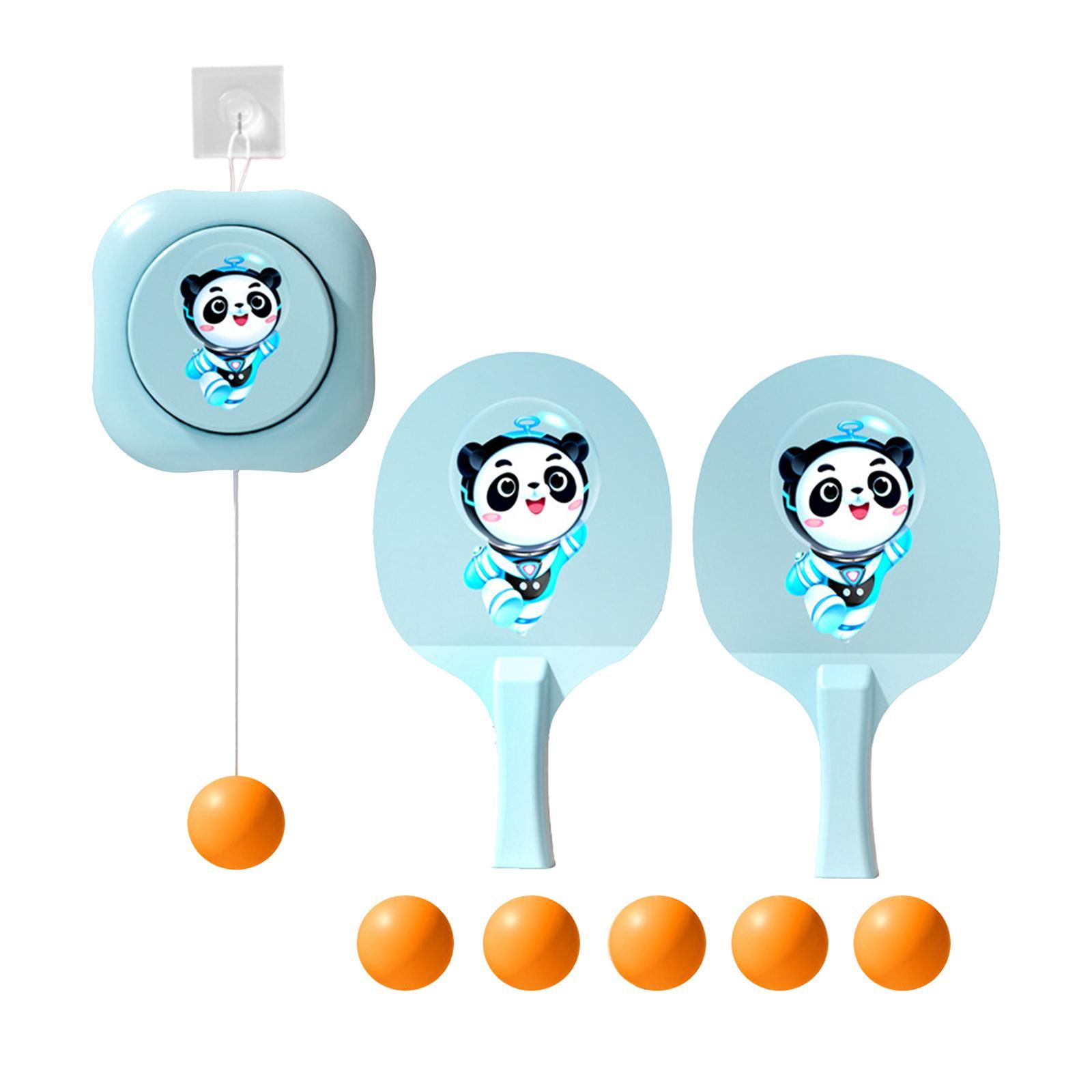 Hanging Table Tennis Trainer Set Training Device for Beginners Children Kids