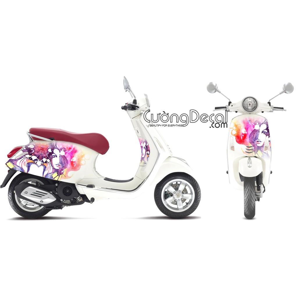 Bộ decal tem trùm Vespa Primavera - Sprint Vespa Art