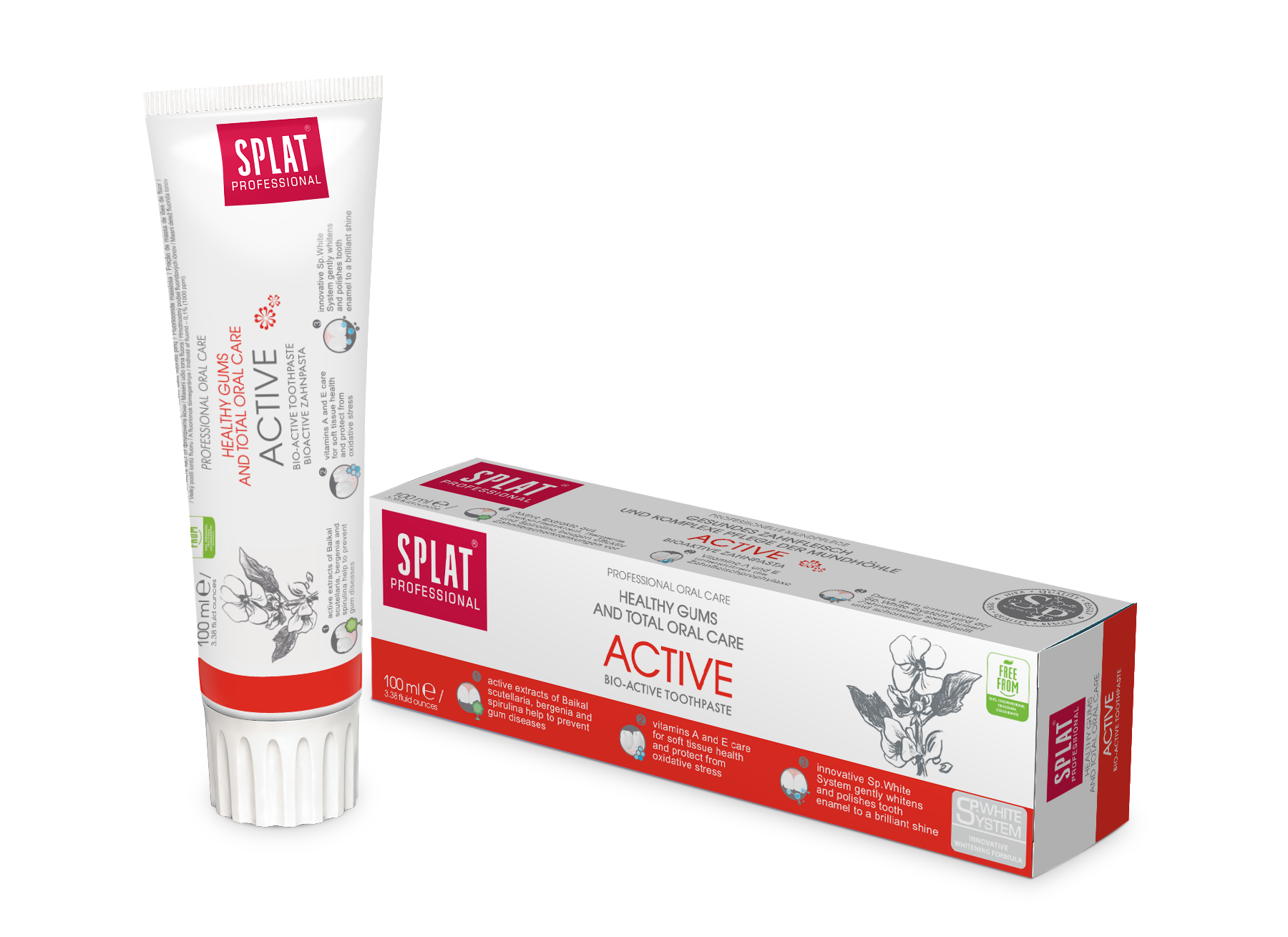 Kem Đánh Răng Splat Active Professional Series (100ml)