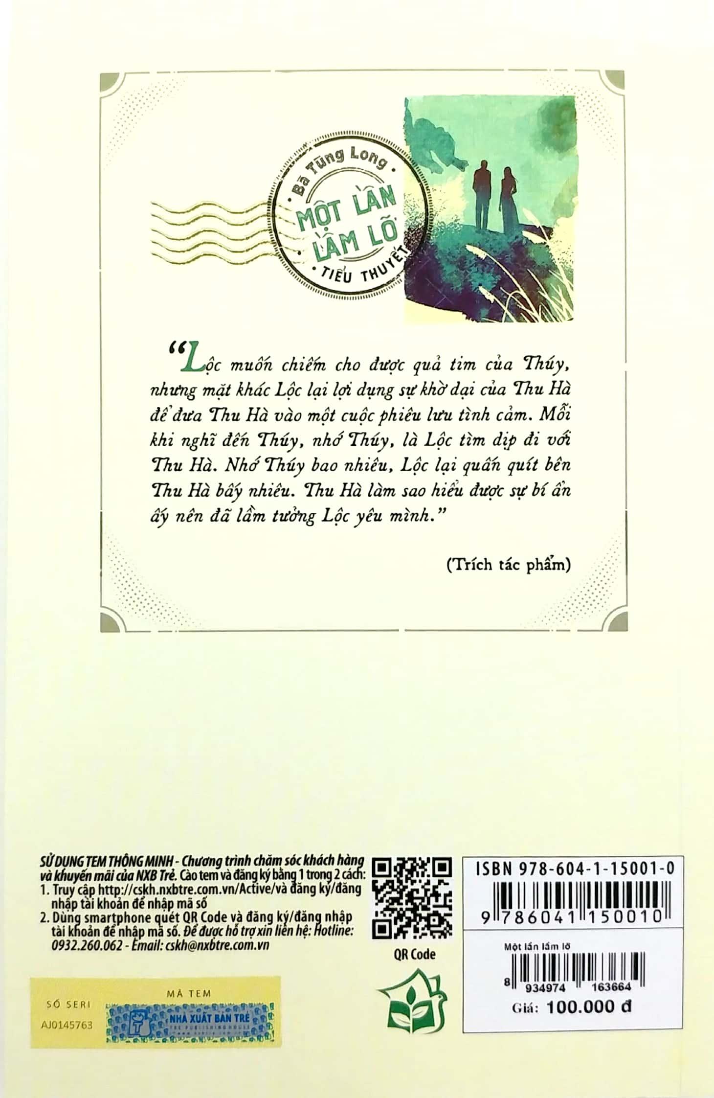 Sách Bà Tùng Long - Một Lần Lầm Lỡ