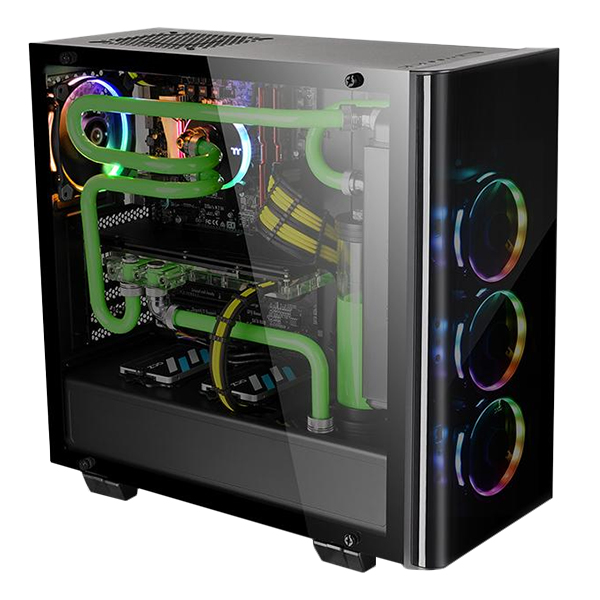 Vỏ Case Máy Tính Thermaltake View 21 Tempered Glass CA-1I3-00M1WN-00 ATX - Hàng Chính Hãng