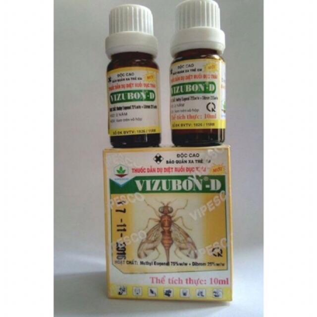 VIZUBON D – Thuốc dẫn dụ diệt ruồi đục trái