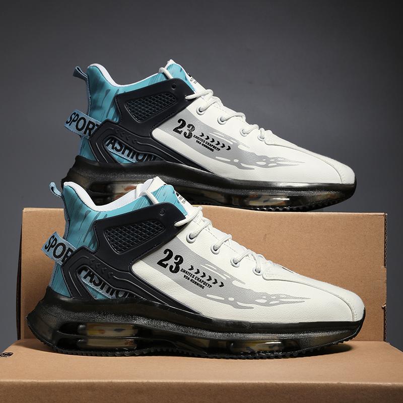 Giày thể thao giản dị nam, giày chạy bộ ngoài trời Color: 537-black Shoe Size: 44