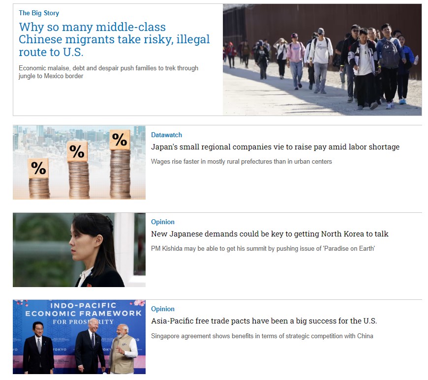 Tạp chí Tiếng Anh - Nikkei Asia 2024: kỳ : THE CROSSING