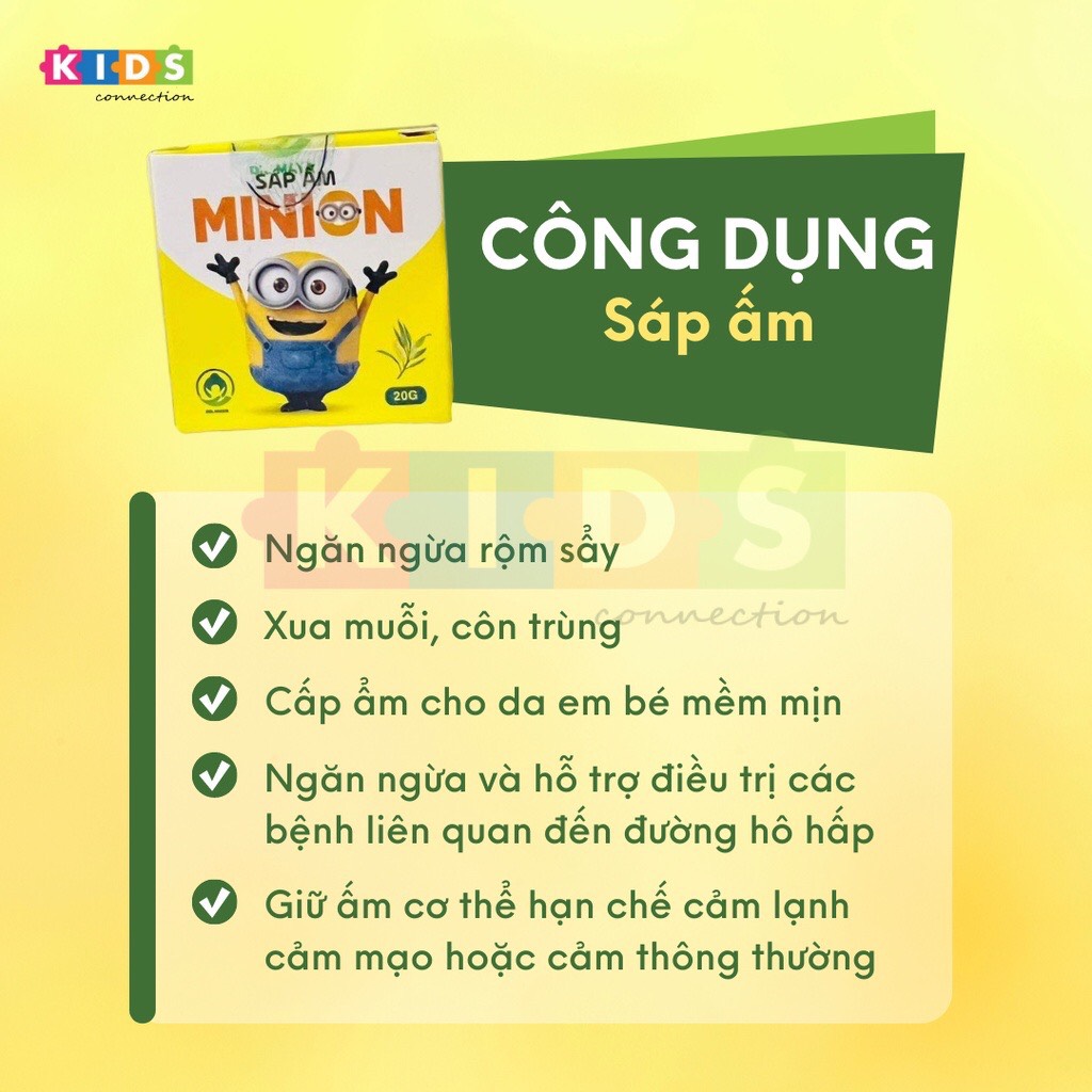 Mua 1 Dầu Húng chanh Minion Gold 30ml + 1 Xịt Răng Miệng Tặng 1 Sáp Ấm Minion 210k