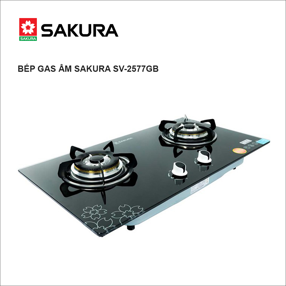 Bếp Gas Âm SAKURA SV-2577GB - Hàng Chính Hãng