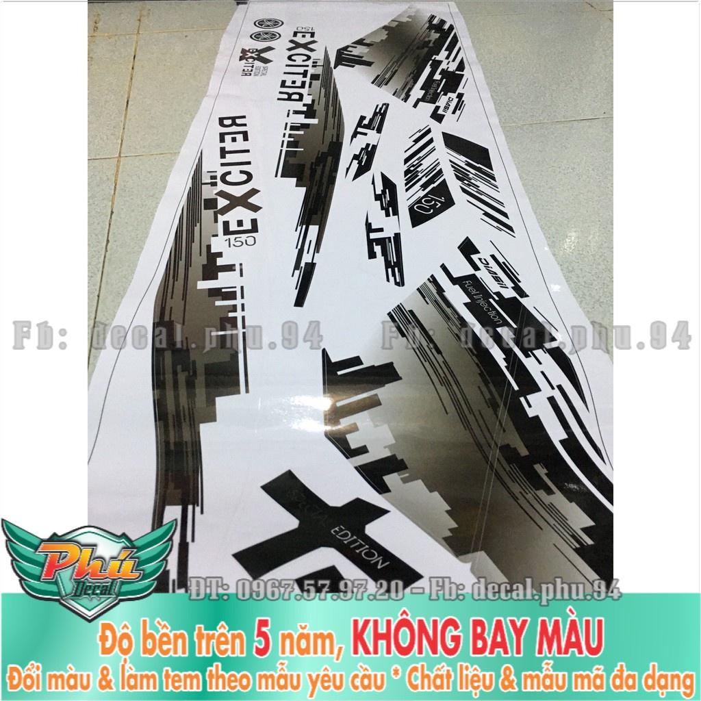 Tem rời Exiter 150 City xe trắng 1 -1