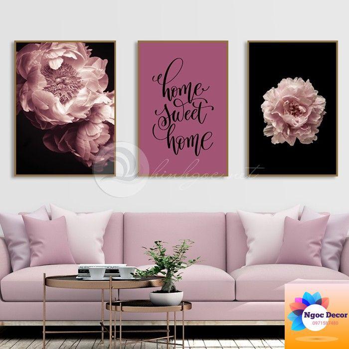Tranh tráng gương mẫu tối giản lá cây - Bộ 3 tranh pha lê phủ gương treo phòng khách