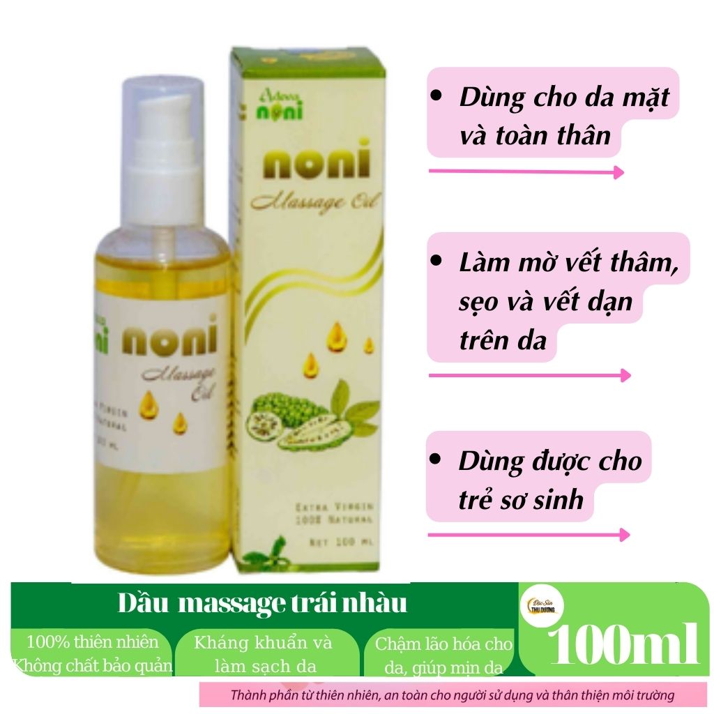 Dầu Massage Dưỡng Da Trái nhàu (100 ml)