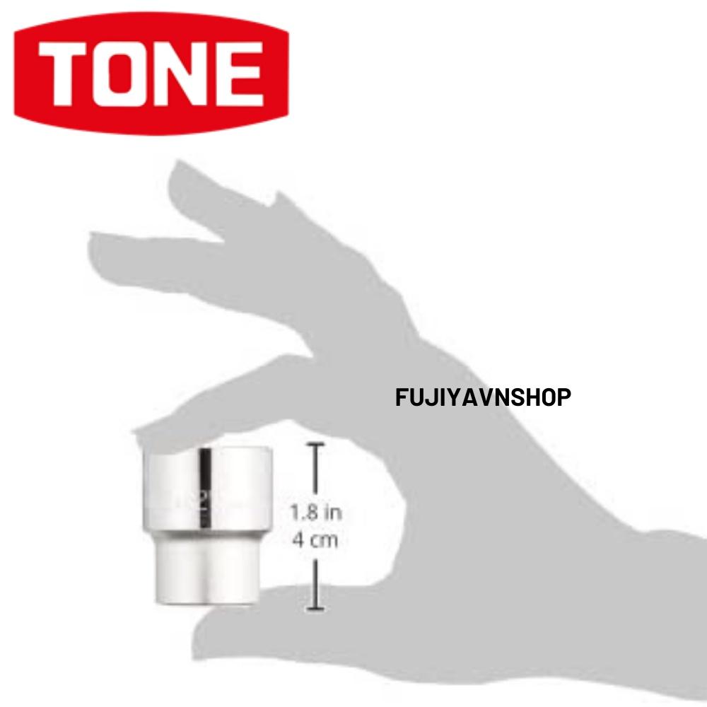 Đầu tuýp 12 cạnh ngắn Tone HP4D-27 ra đầu lục giác 27mm