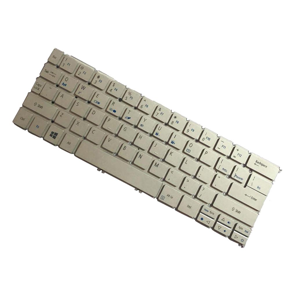 US English Replacement Keyobard White Color for Aspire P3-131 P3-171 Laptop