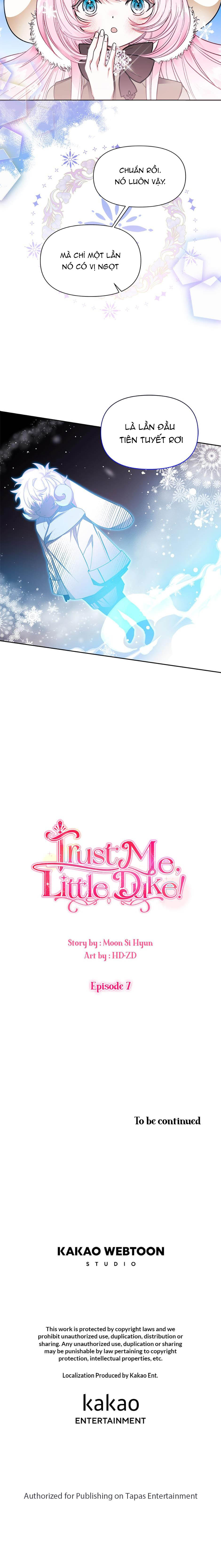 tiểu công tước à, hãy tin chị nhé chapter 7.2 6
