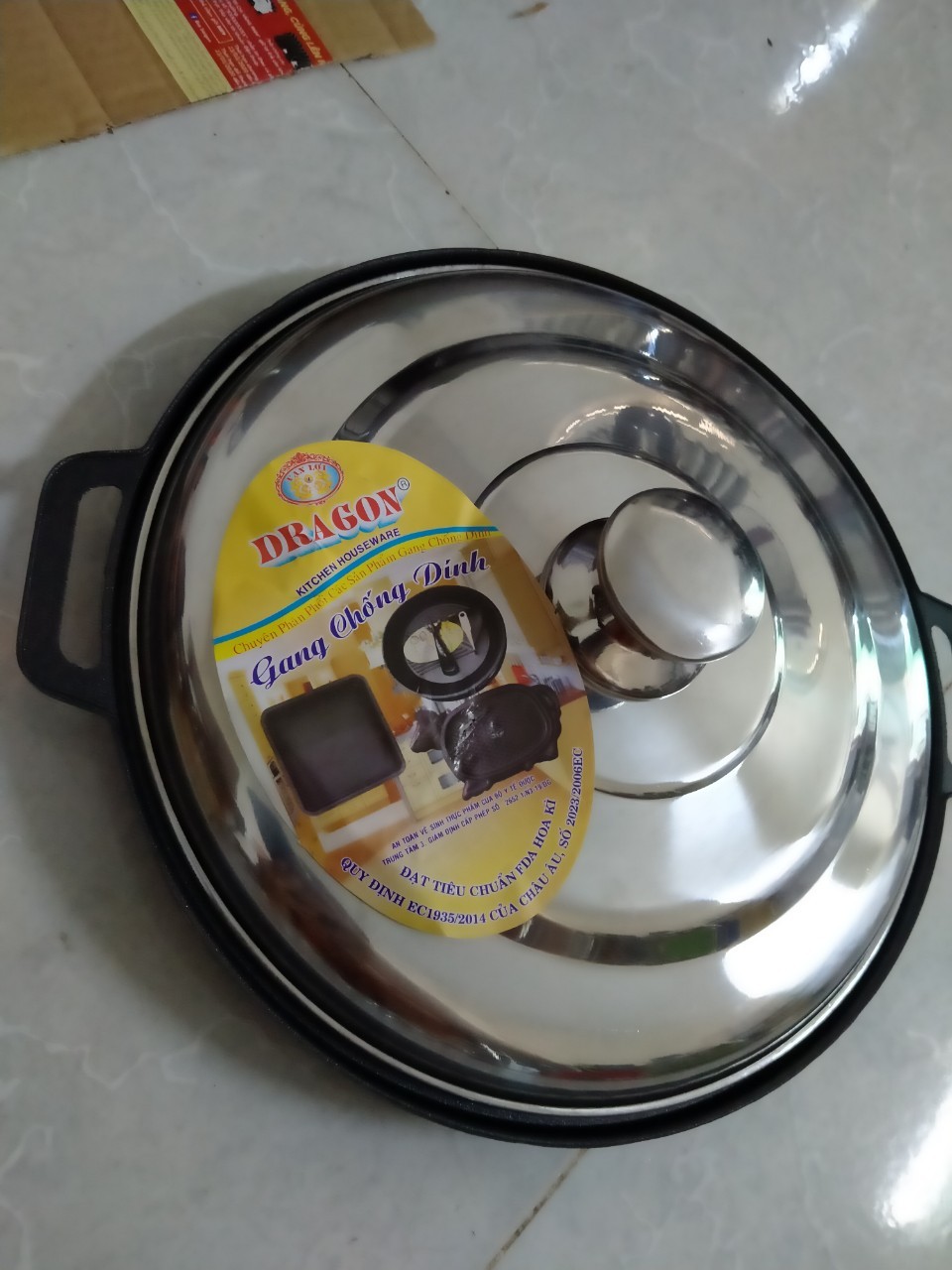 Khuôn Bánh Khọt 10 lỗ loại 1 nắp inox chắc chắn