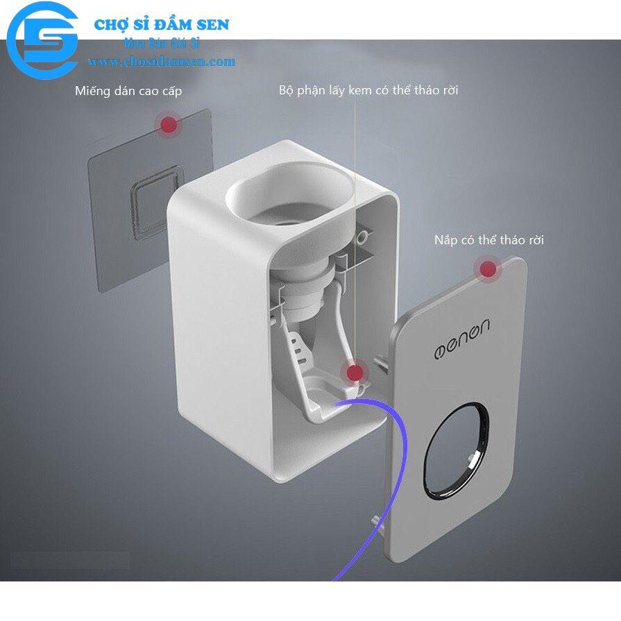 Dụng cụ nặn kem, nhả kem đánh răng tự động cao cấp công nghệ hút chân không thông minh