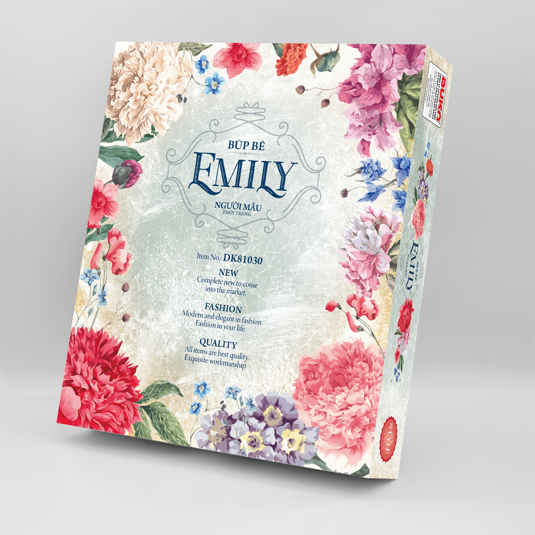 Đồ Chơi Búp Bê Cho Bé - Búp bê Emily - Người mẫu thời trang DK 81030