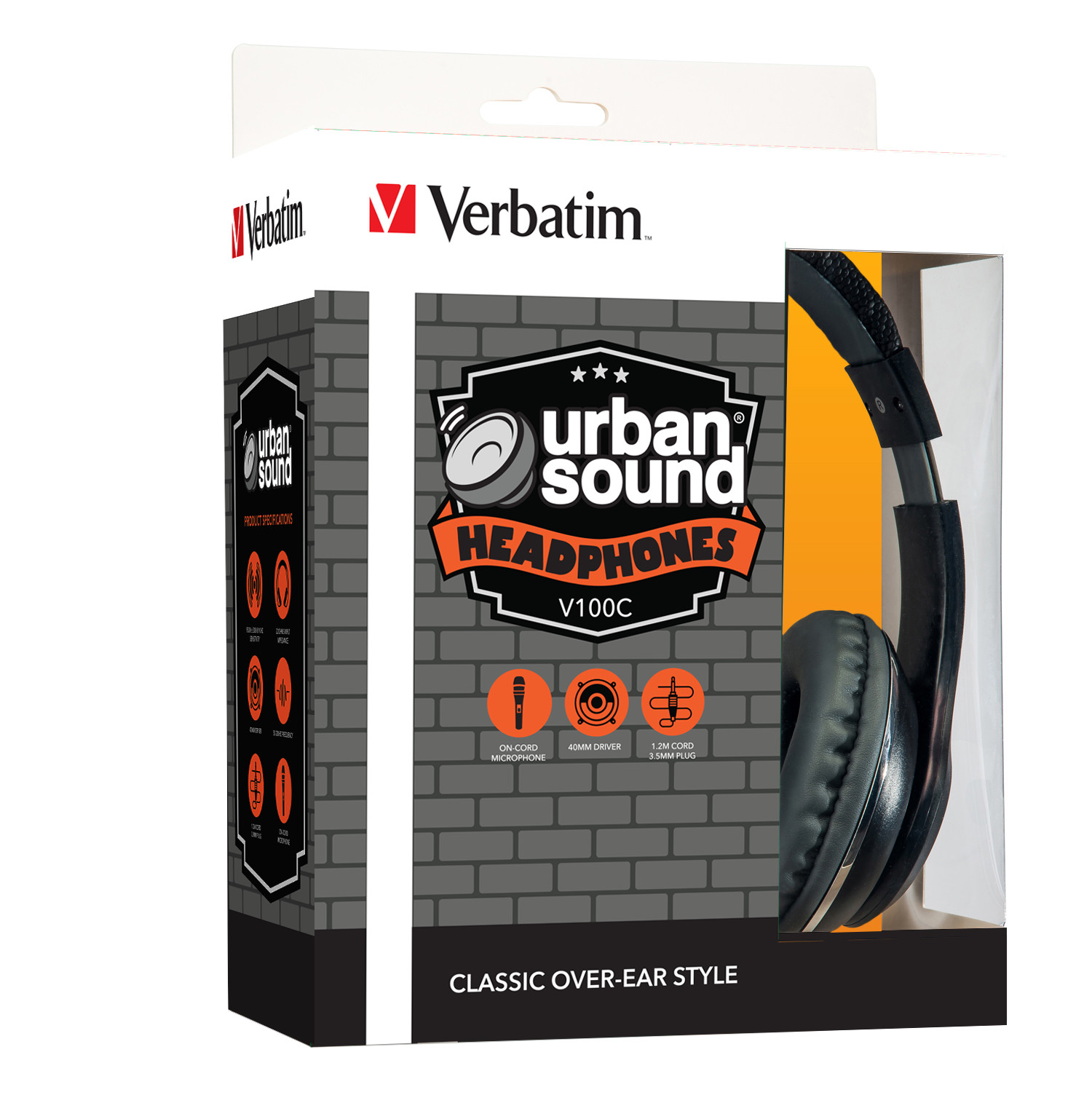 Tai nghe Verbatim Stereo Headphone Classic - Hàng chính hãng
