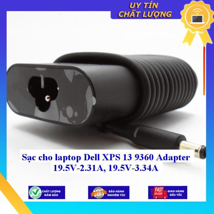 Sạc cho laptop Dell XPS 13 9360 Adapter 19.5V-2.31A 19.5V-3.34A - Hàng Nhập Khẩu New Seal