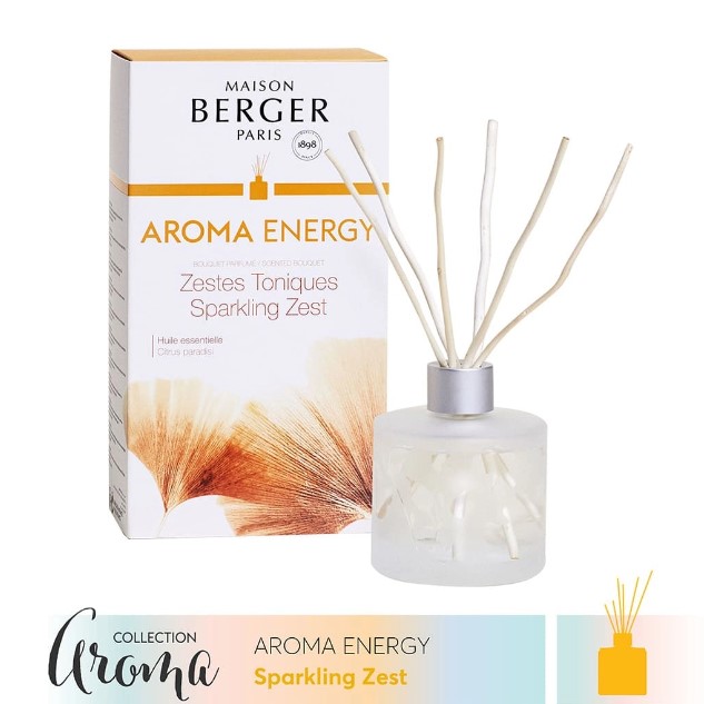 Maison Berger - Lọ tinh dầu khuếch tán hương 180ml Aroma Dream/ Aroma D-Stress/ Aroma Energy