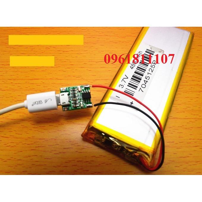 3 Mạch sạc pin lithium 18650 1A cổng micro USB