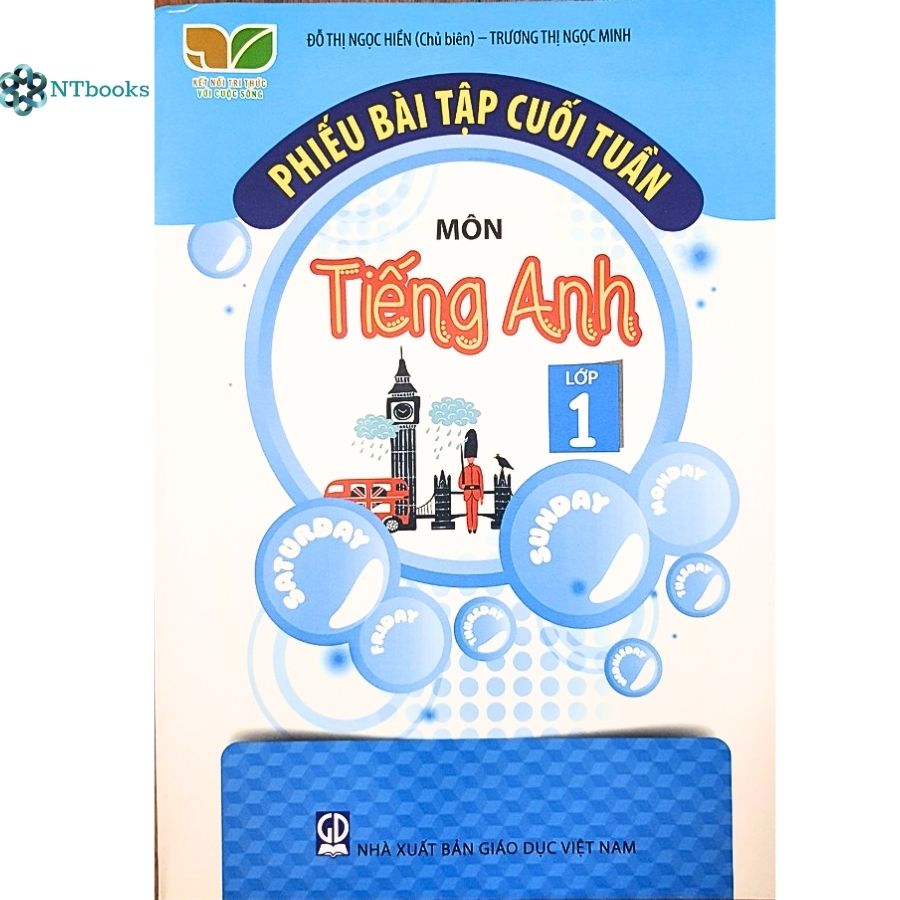 Combo 3 cuốn Phiếu bài tập cuối tuần môn Toán, Tiếng Việt, Tiếng Anh Lớp 1 - Giáo Dục