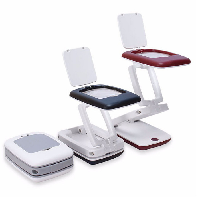 Kính lúp mini để bàn dạng gập tiện dụng K7021