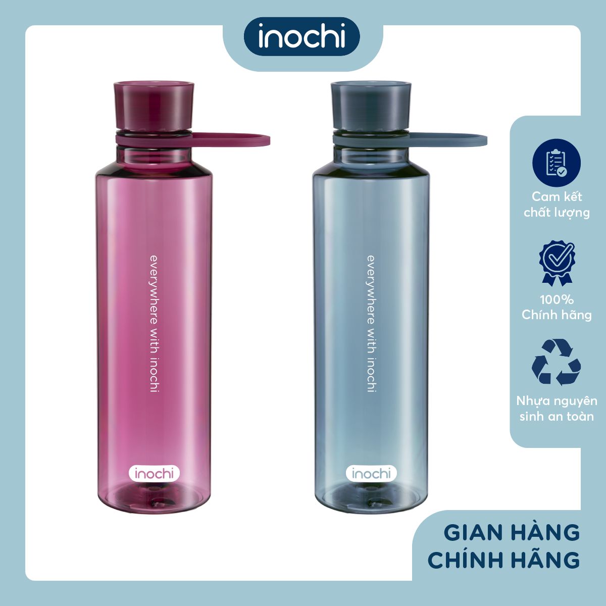 Bình nước Kita Slim 700ml