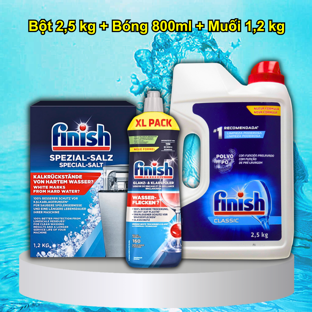 Bột rửa bát Finish 2,5kg 