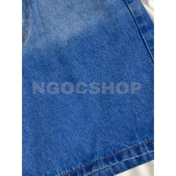 Quần ngố jean lưng cao tôn dáng NGOCSHOP quần sort jean nữ ống loe