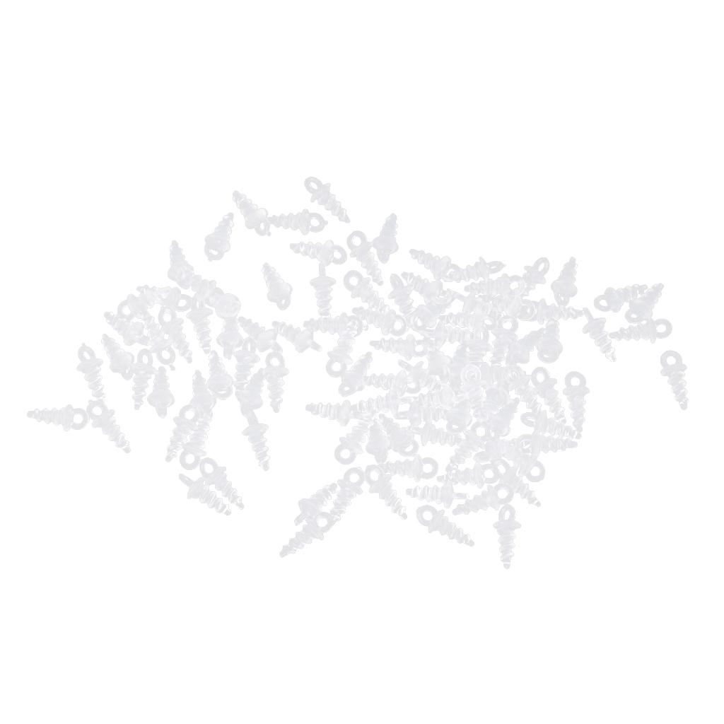 100pcs Bait Screws Pop Up Pegs / Screws Carp Fishing Chod Rigs