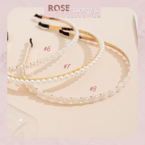 Bờm tóc ngọc trai nhân tạo phong cách Hàn Quốc Rose.Accessories mã B01